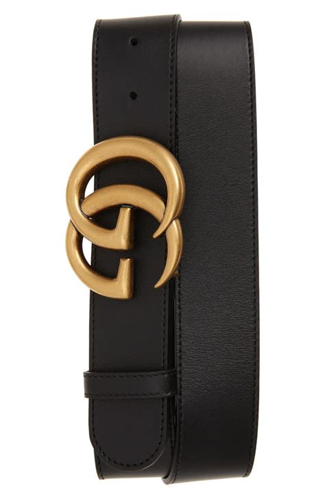 gucci cintura donna leather belt|women's thin black Gucci belt.